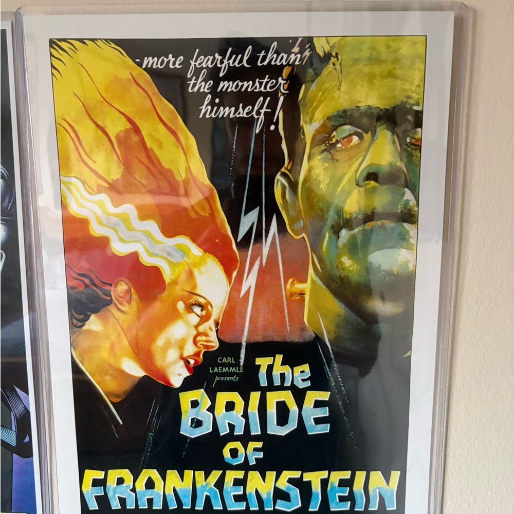 The Bride of Frankenstein Wall Art Print - 17.5” x 11.5”